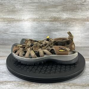Keen Womens Whisper Brown Outdoor Hiking Sandals Size 6.5